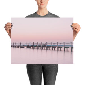 Pools of Pink - Photo paper poster